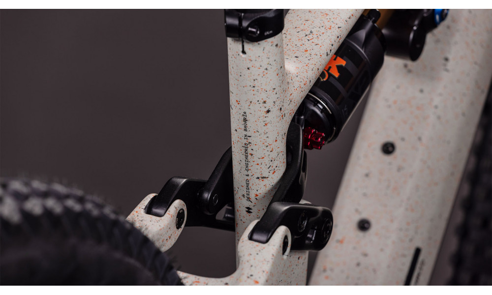 Elektrinis dviratis Cube AMS Hybrid ONE77 C:62 SUPER TM 600X 29x27.5 reedbeigegrit'n'orange 2026 - 4