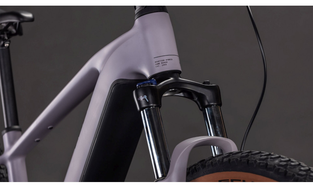 Elektrinis dviratis Cube Reaction Hybrid Performance 600 27.5 plumgrey'n'black 2026 - 2