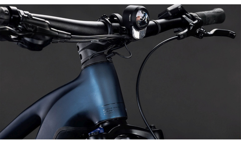 Elektrinis dviratis Cube Reaction Hybrid Performance 600 FE 27.5 indigoblue'n'reflex 2026 - 2