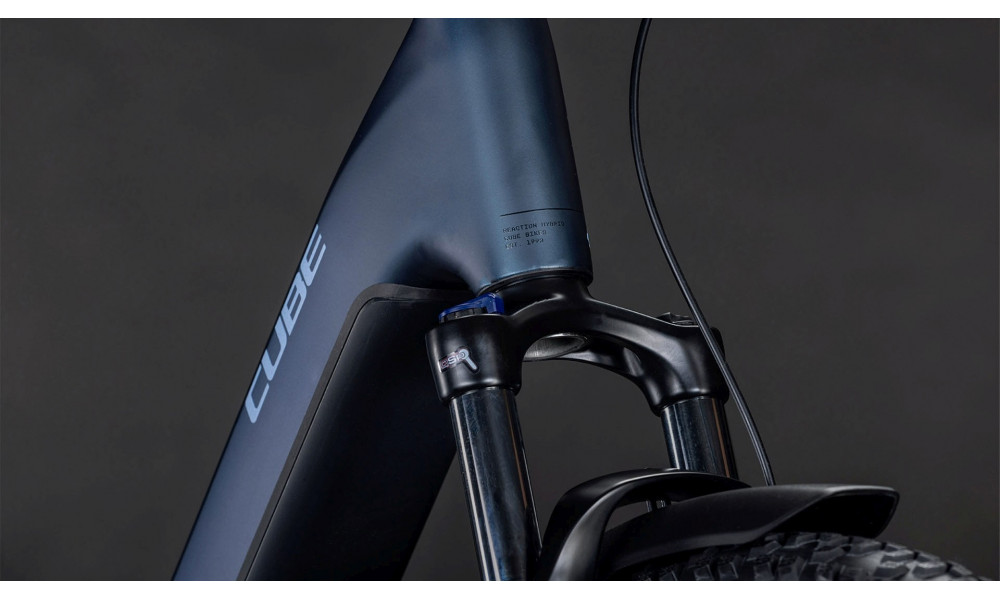 Elektrinis dviratis Cube Reaction Hybrid Performance 600 FE Easy Entry 27.5 indigoblue'n'reflex 2026 - 2