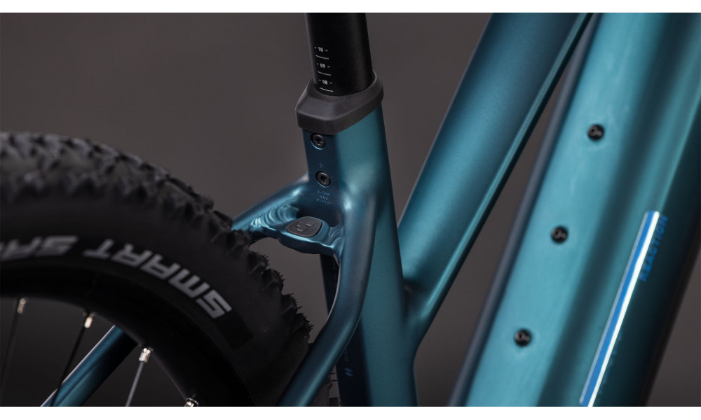 Elektrinis dviratis Cube Reaction Hybrid ONE 600 Trapeze 27.5 royalgreen'n'prism 2026 - 4