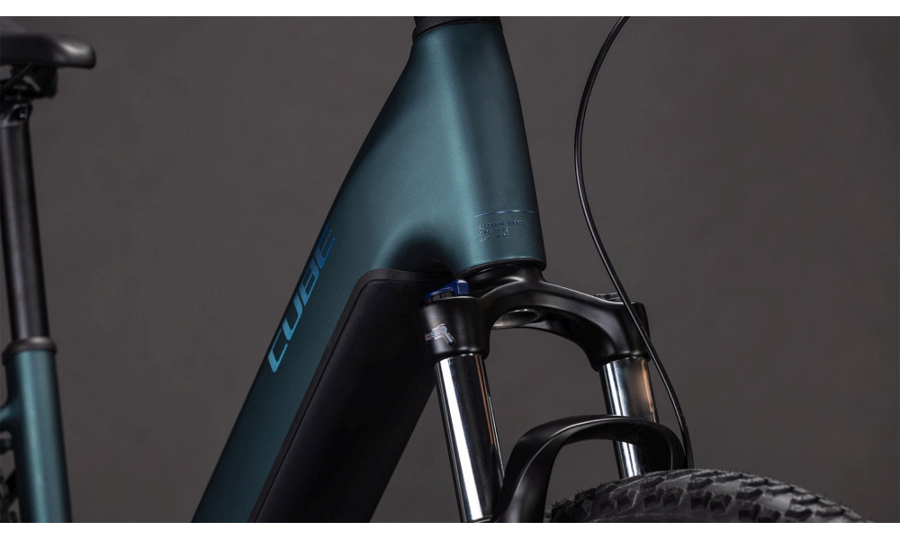 Elektrinis dviratis Cube Reaction Hybrid ONE 800 Easy Entry 27.5 royalgreen'n'prism 2026 - 2