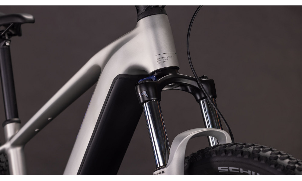 Elektrinis dviratis Cube Reaction Hybrid ONE 600 27.5 sleekgrey'n'prism 2026 - 2