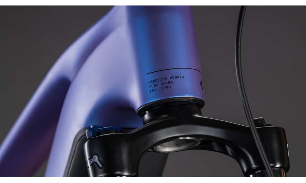 Elektrinis dviratis Cube Reaction Hybrid ONE 800 27.5 blueiris'n'reflect 2026 - 2