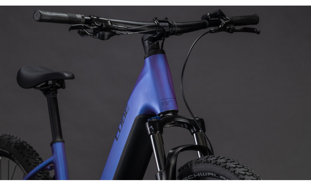Elektrinis dviratis Cube Reaction Hybrid ONE 800 Easy Entry 27.5 blueiris'n'reflect 2026 - 2
