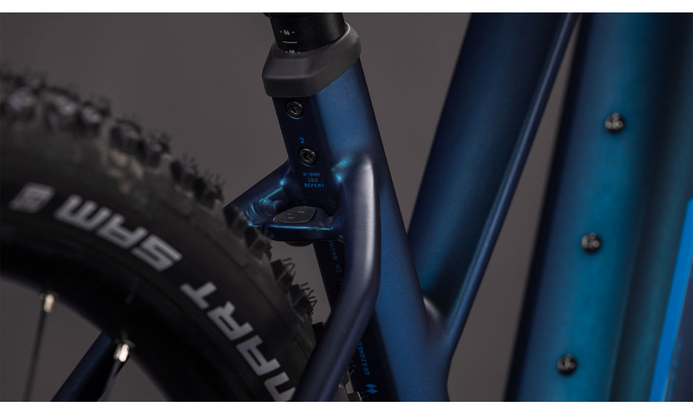 Elektrinis dviratis Cube Reaction Hybrid Pro 800 Trapeze 27.5 nebular'n'dazzle 2026 - 4