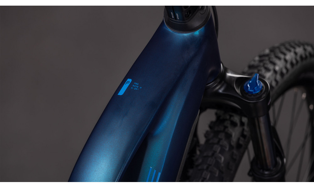 Elektrinis dviratis Cube Reaction Hybrid Pro 800 Trapeze 29 nebular'n'dazzle 2026 - 6