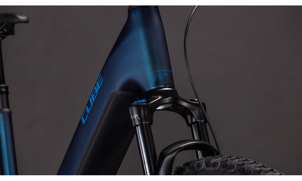 Elektrinis dviratis Cube Reaction Hybrid Pro 800 Easy Entry 27.5 nebular'n'dazzle 2026 - 2