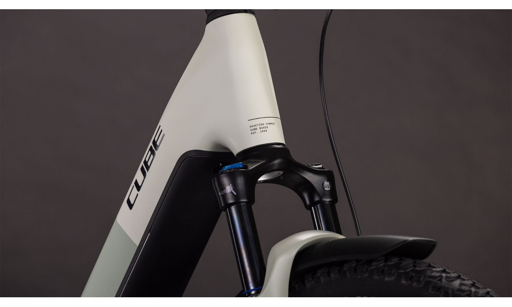 Elektrinis dviratis Cube Reaction Hybrid Pro 800 FE Easy Entry 27.5 desertstone'n'driedherbs 2026 - 2