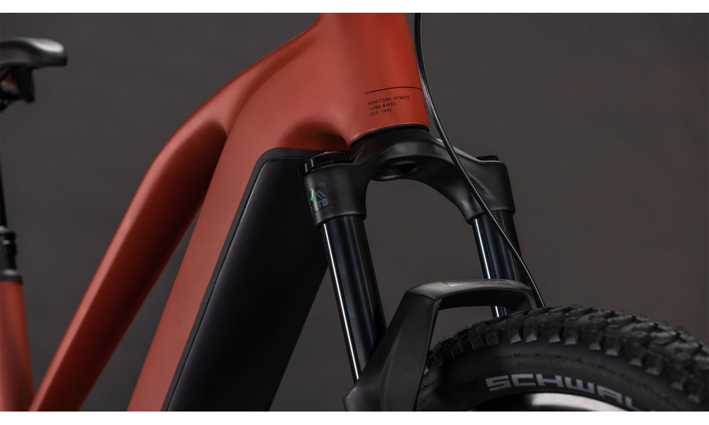 Elektrinis dviratis Cube Reaction Hybrid Race 800 Trapeze 29 amber'n'black 2026 - 2