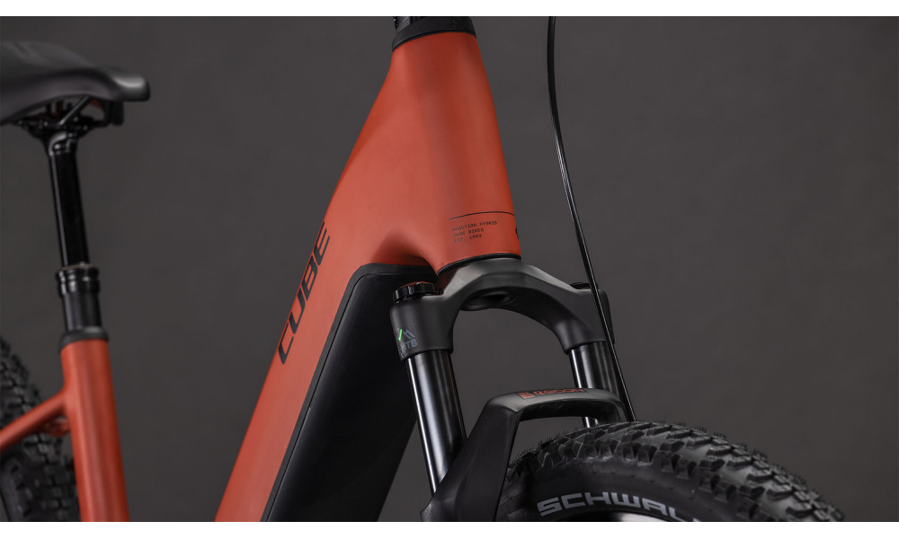 Elektrinis dviratis Cube Reaction Hybrid Race 800 Easy Entry 27.5 amber'n'black 2026 - 2