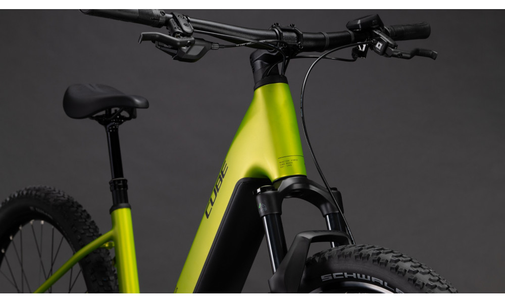Elektrinis dviratis Cube Reaction Hybrid Race 800 Easy Entry 27.5 lizard'n'black 2026 - 2
