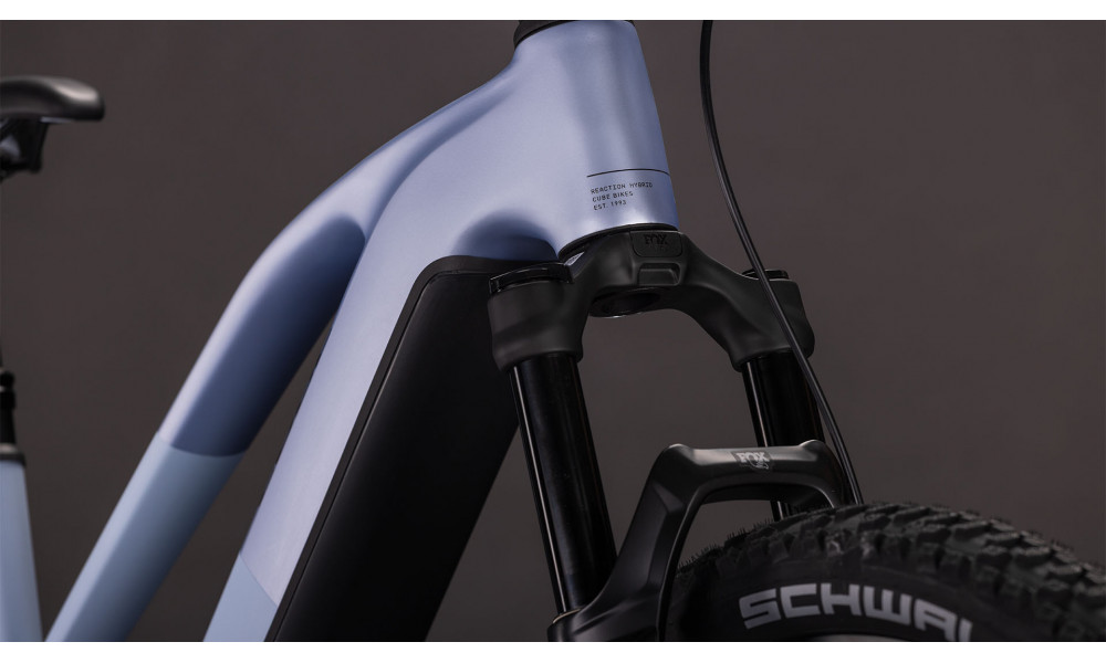 Elektrinis dviratis Cube Reaction Hybrid SLX 800 Trapeze 27.5 gauzegrey'n'iceblue 2026 - 2