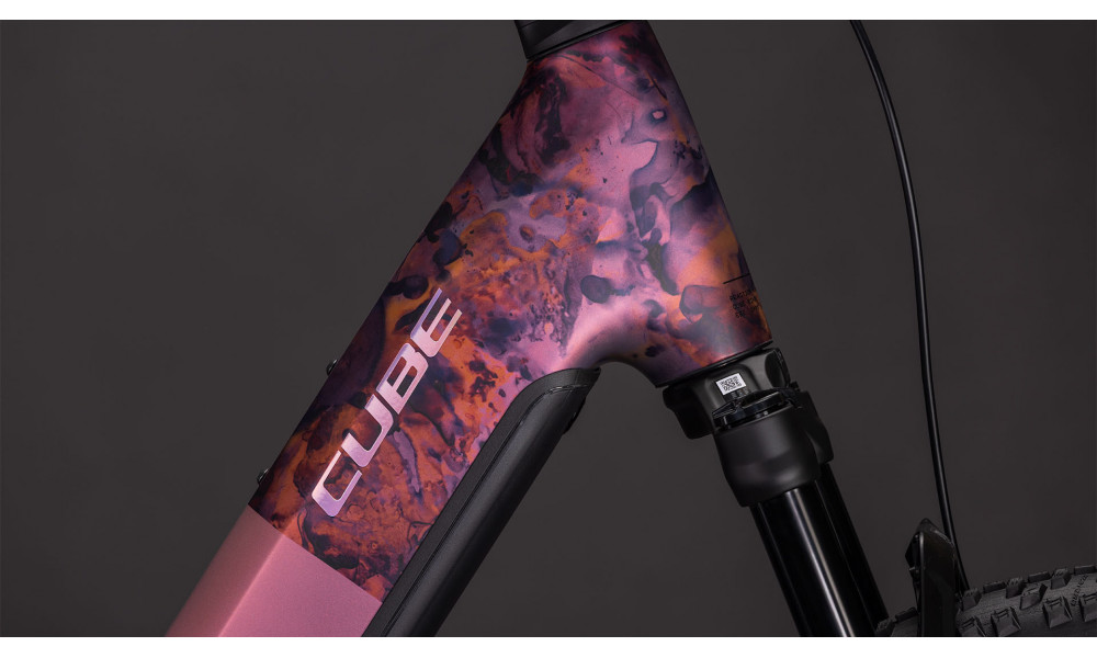 Elektrinis dviratis Cube Reaction Hybrid SLX 800 Easy Entry 27.5 shiftblush'n'art 2026 - 2