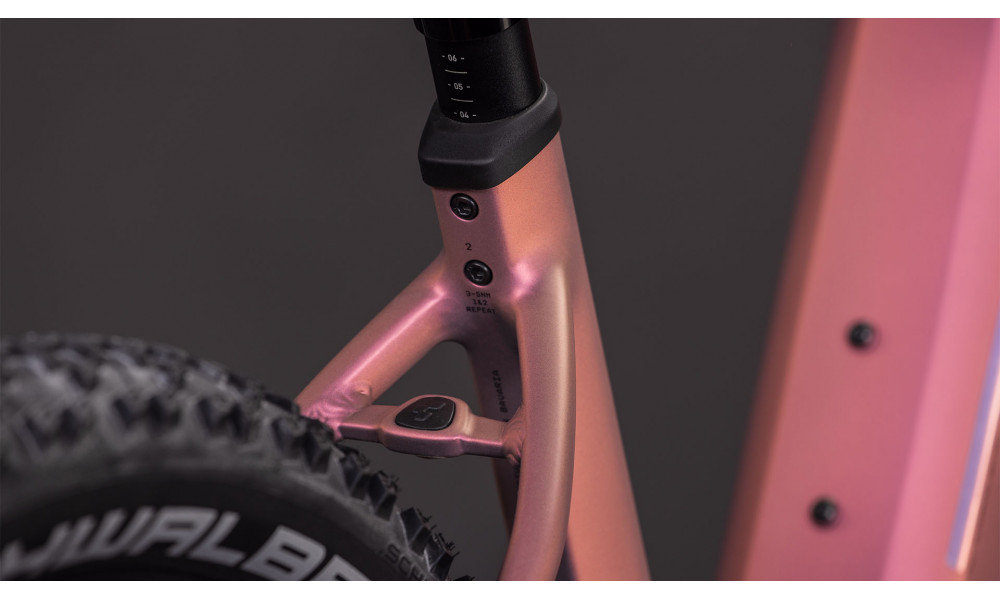 Elektrinis dviratis Cube Reaction Hybrid SLX 800 Easy Entry 27.5 shiftblush'n'art 2026 - 4