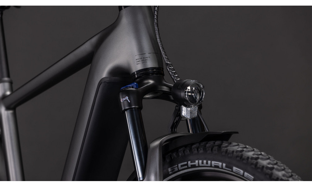 Elektrinis dviratis Cube Nuride Hybrid Performance 600 slabgrey'n'black 2026 - 2