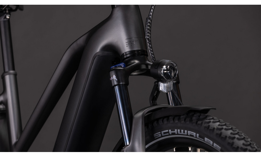 Elektrinis dviratis Cube Nuride Hybrid Performance 600 Trapeze slabgrey'n'black 2026 - 2