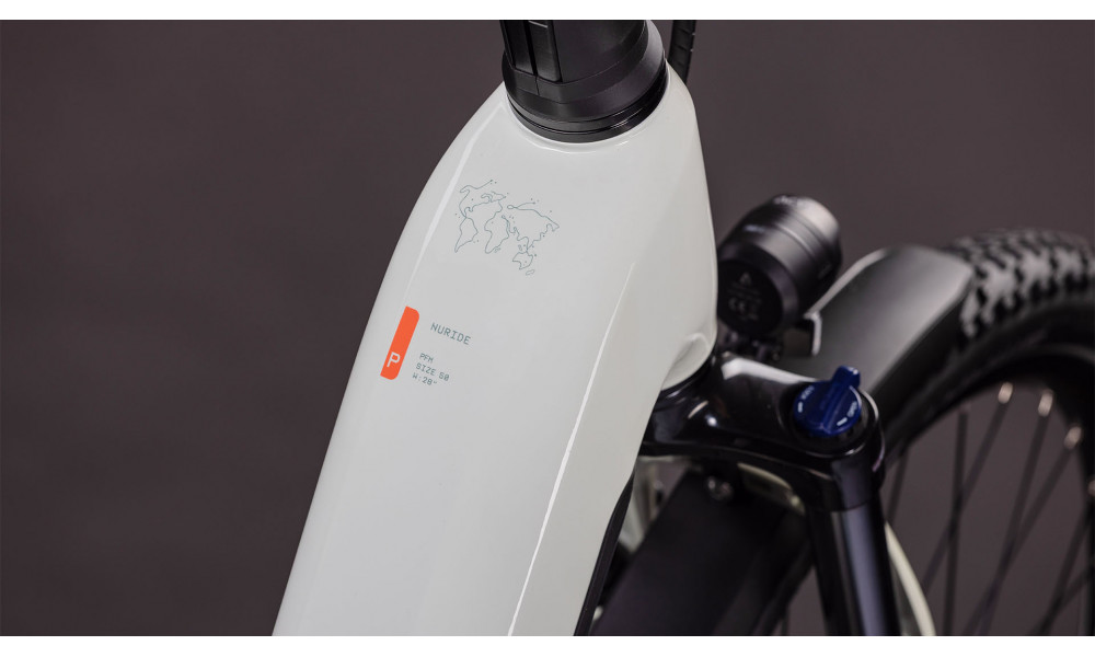 Elektrinis dviratis Cube Nuride Hybrid Performance 600 Easy Entry desertstone'n'grey 2026 - 6