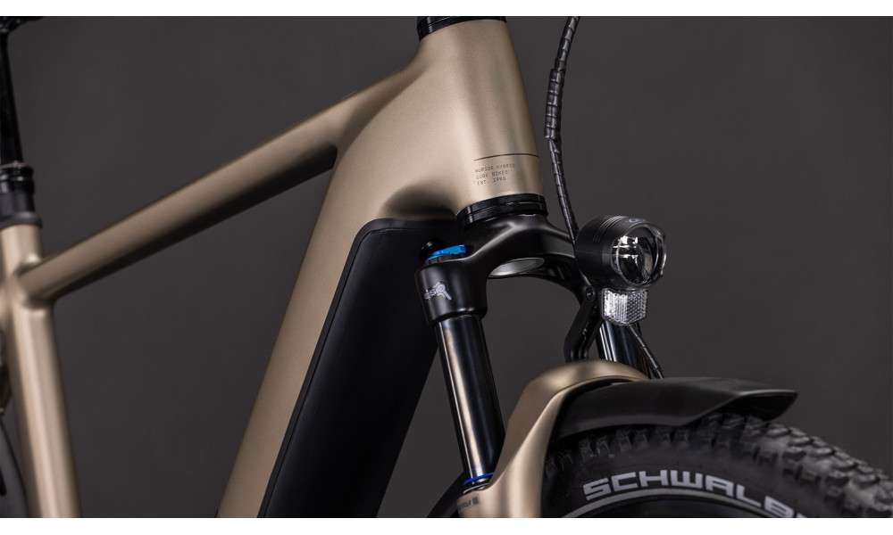 Elektrinis dviratis Cube Nuride Hybrid Pro 600 flashstone'n'chrome 2026 - 2