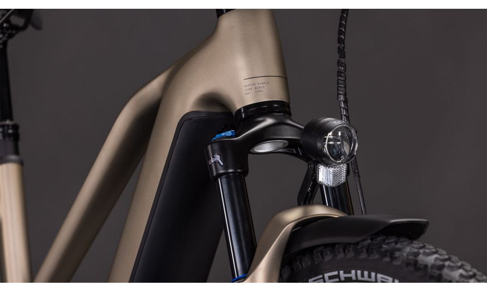 Elektrinis dviratis Cube Nuride Hybrid Pro 600 Trapeze flashstone'n'chrome 2026 - 2