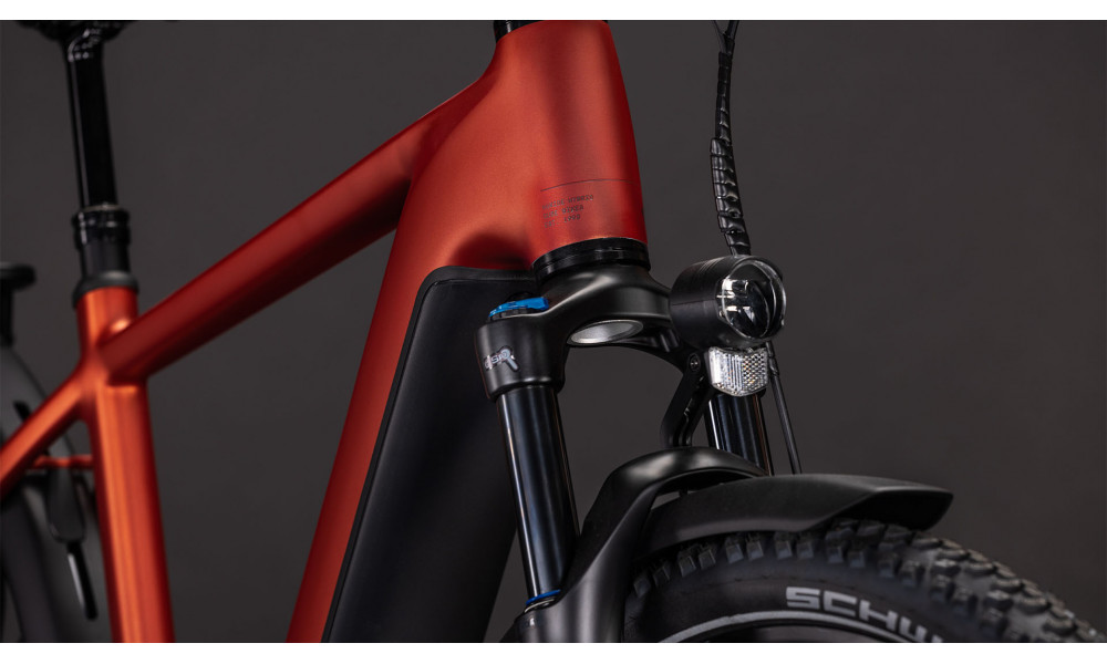 Elektrinis dviratis Cube Nuride Hybrid Pro 800 chilli'n'black 2026 - 2