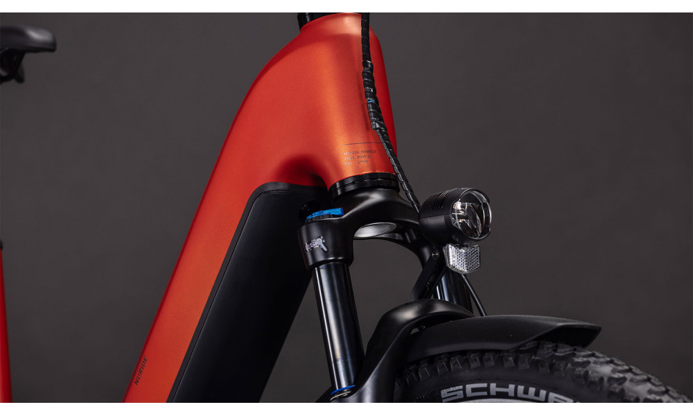 Elektrinis dviratis Cube Nuride Hybrid Pro 800 Easy Entry chilli'n'black 2026 - 2