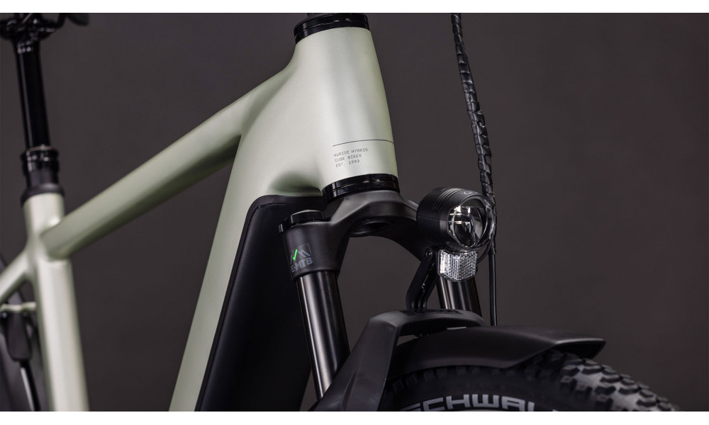 Elektrinis dviratis Cube Nuride Hybrid EXC 800 lemongrass'n'reflex 2026 - 2