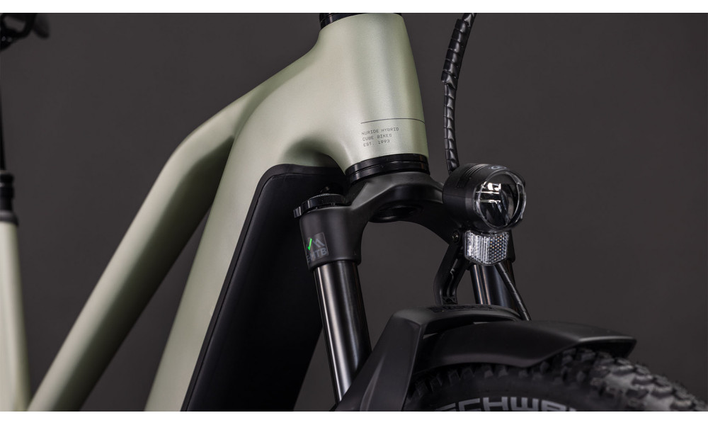 Elektrinis dviratis Cube Nuride Hybrid EXC 800 Trapeze lemongrass'n'reflex 2026 - 2