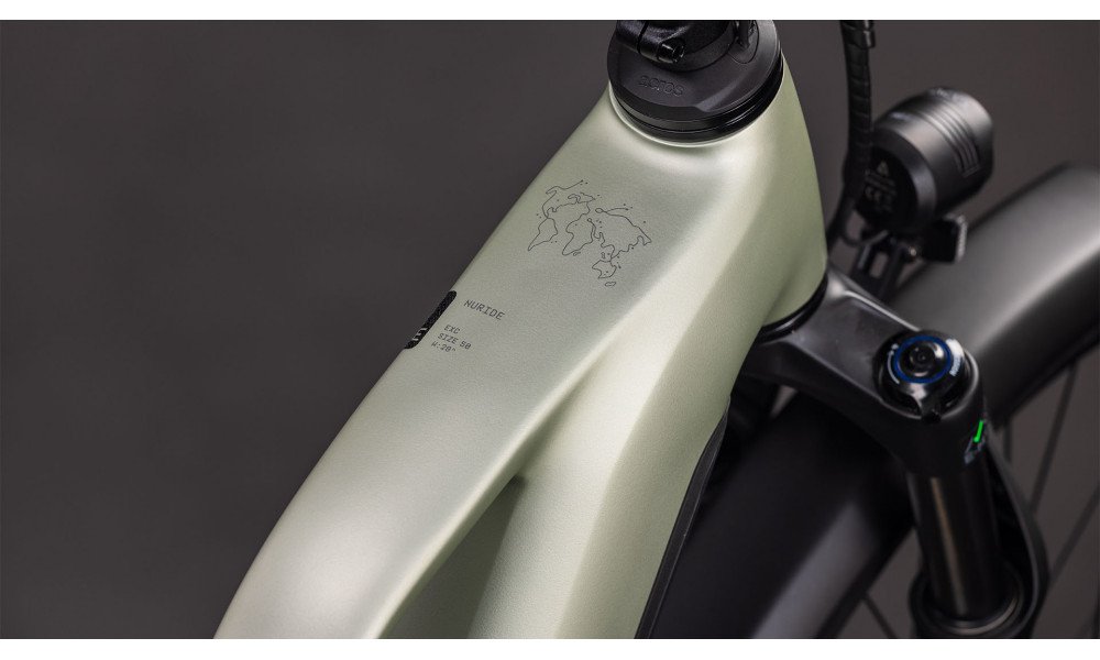 Elektrinis dviratis Cube Nuride Hybrid EXC 800 Trapeze lemongrass'n'reflex 2026 - 5