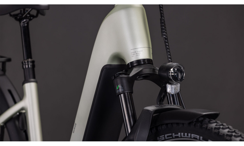 Elektrinis dviratis Cube Nuride Hybrid EXC 800 Easy Entry lemongrass'n'reflex 2026 - 2