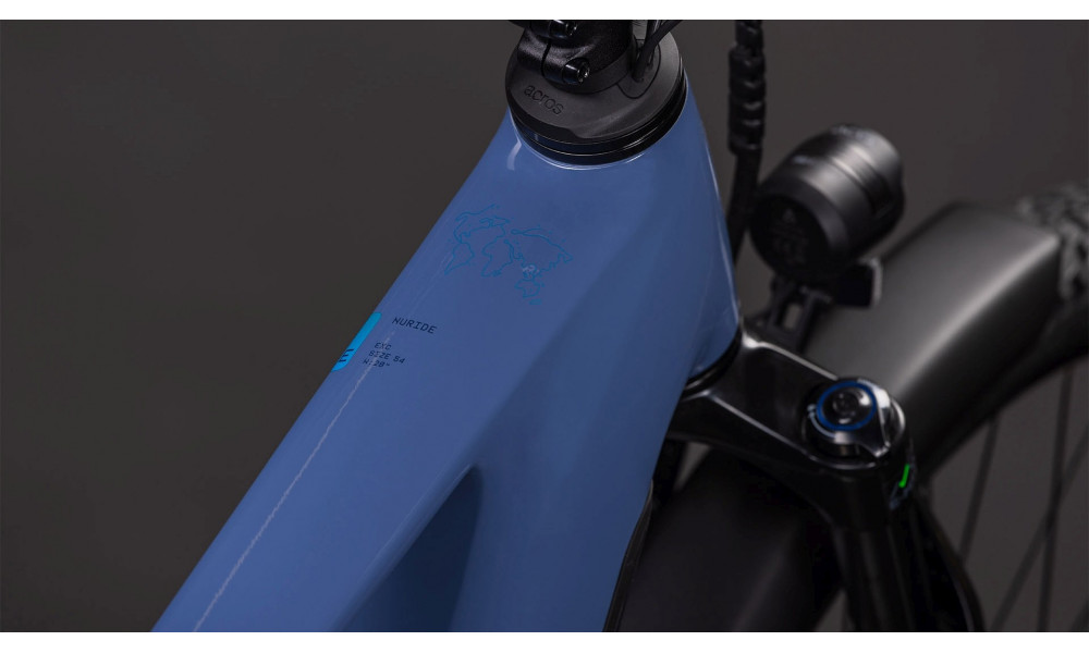 Elektrinis dviratis Cube Nuride Hybrid EXC 800 jeansblue'n'blue 2026 - 5