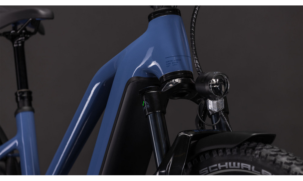 Elektrinis dviratis Cube Nuride Hybrid EXC 800 Trapeze jeansblue'n'blue 2026 - 2