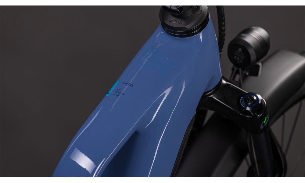 Elektrinis dviratis Cube Nuride Hybrid EXC 800 Trapeze jeansblue'n'blue 2026 - 5