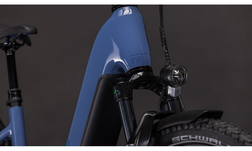 Elektrinis dviratis Cube Nuride Hybrid EXC 800 Easy Entry jeansblue'n'blue 2026 - 2