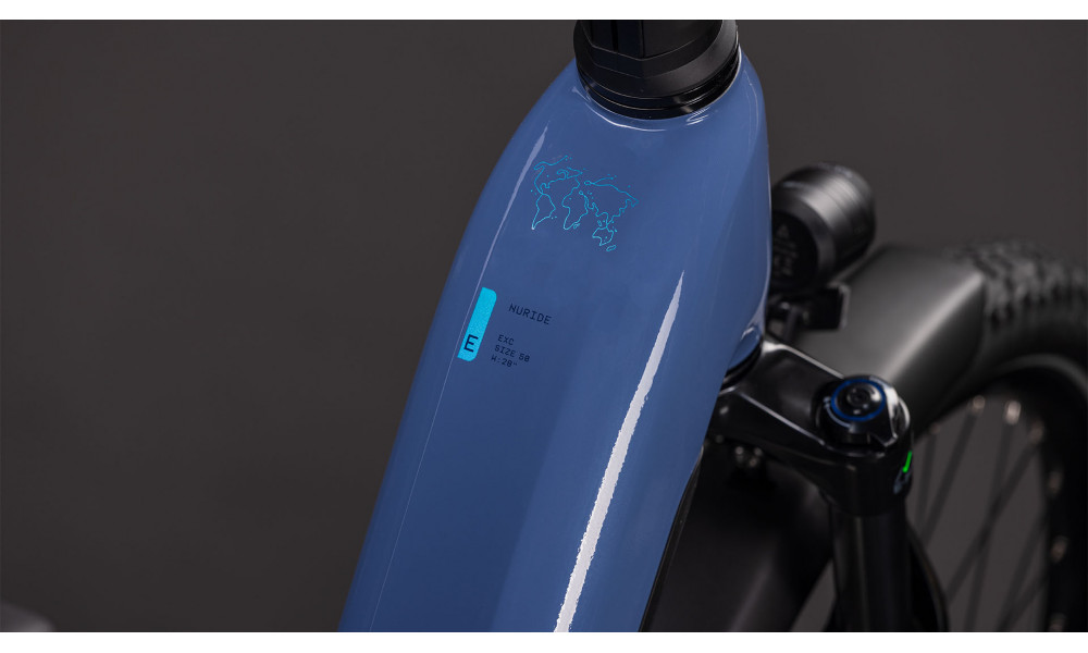 Elektrinis dviratis Cube Nuride Hybrid EXC 800 Easy Entry jeansblue'n'blue 2026 - 5
