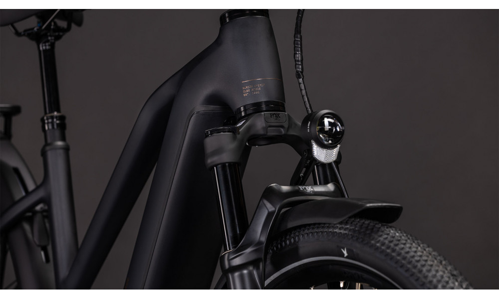 Elektrinis dviratis Cube Nuride Hybrid SLX 800 Trapeze black'n'gold 2026 - 2