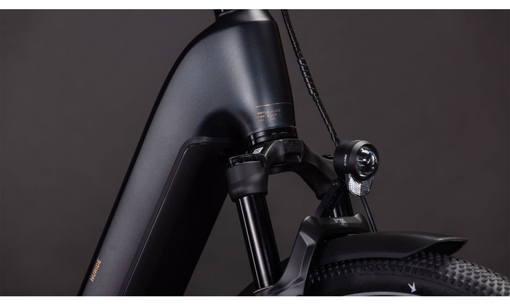 Elektrinis dviratis Cube Nuride Hybrid SLX 800 Easy Entry black'n'gold 2026 - 2