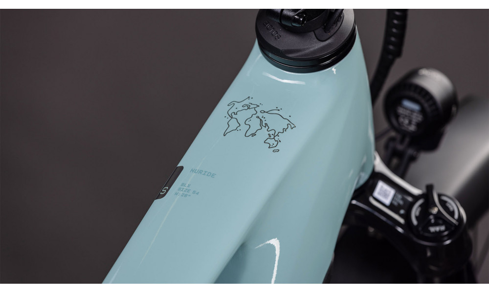 Elektrinis dviratis Cube Nuride Hybrid SLX 800 skylight'n'arubablue 2026 - 5