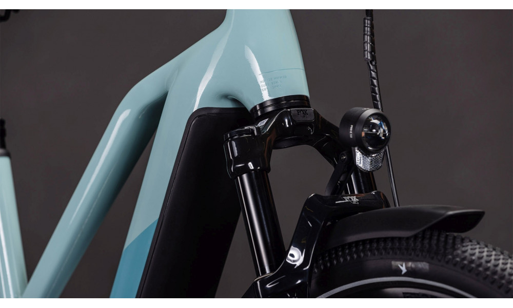 Elektrinis dviratis Cube Nuride Hybrid SLX 800 Trapeze skylight'n'arubablue 2026 - 2