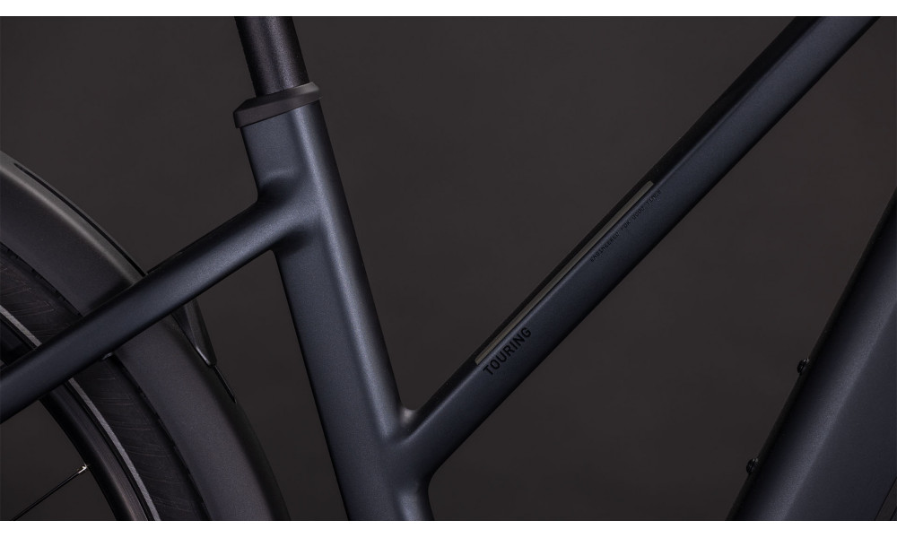 Elektrinis dviratis Cube Touring Hybrid ONE 600 Trapeze coal'n'chrome 2026 - 3