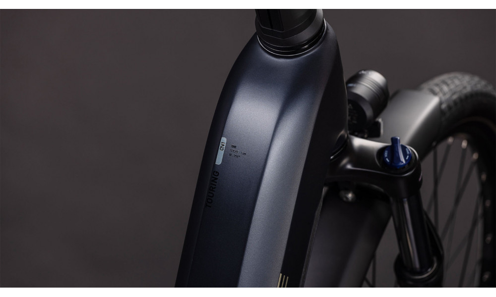 Elektrinis dviratis Cube Touring Hybrid ONE 600 Easy Entry coal'n'chrome 2026 - 6