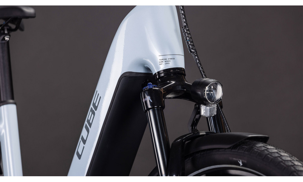 Elektrinis dviratis Cube Touring Hybrid ONE 600 Easy Entry glacier'n'reflex 2026 - 2