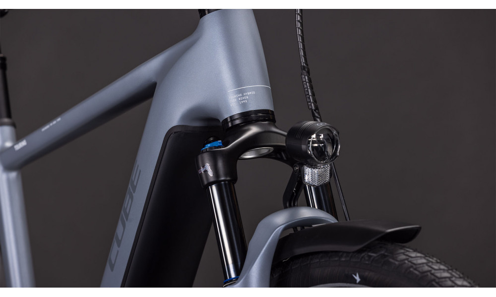 Elektrinis dviratis Cube Touring Hybrid Pro 800 pearlgrey'n'grey 2026 - 2