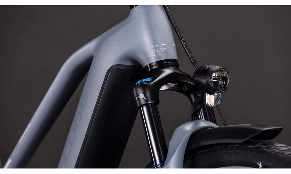 Elektrinis dviratis Cube Touring Hybrid Pro 800 Trapeze pearlgrey'n'grey 2026 - 2