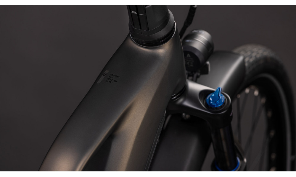 Elektrinis dviratis Cube Touring Hybrid Comfort SLX 800 Trapeze charcoal'n'chrome 2026 - 6