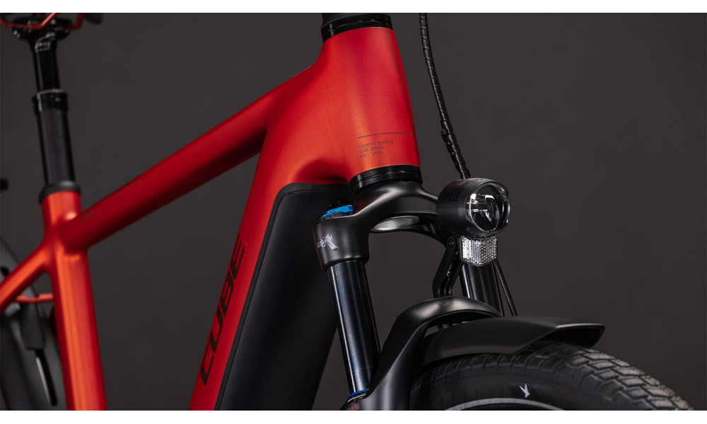 Elektrinis dviratis Cube Touring Hybrid Comfort SLX 800 chilli'n'chrome 2026 - 2