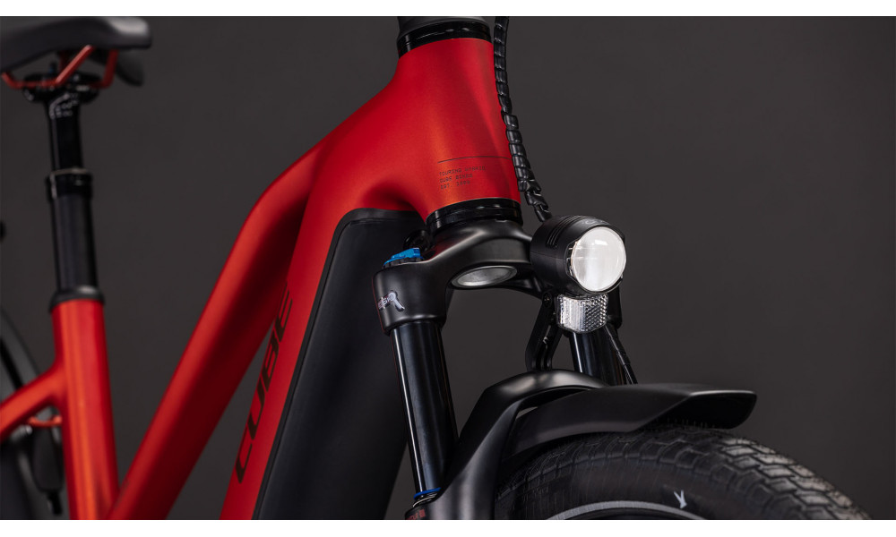 Elektrinis dviratis Cube Touring Hybrid Comfort SLX 800 Trapeze chilli'n'chrome 2026 - 2