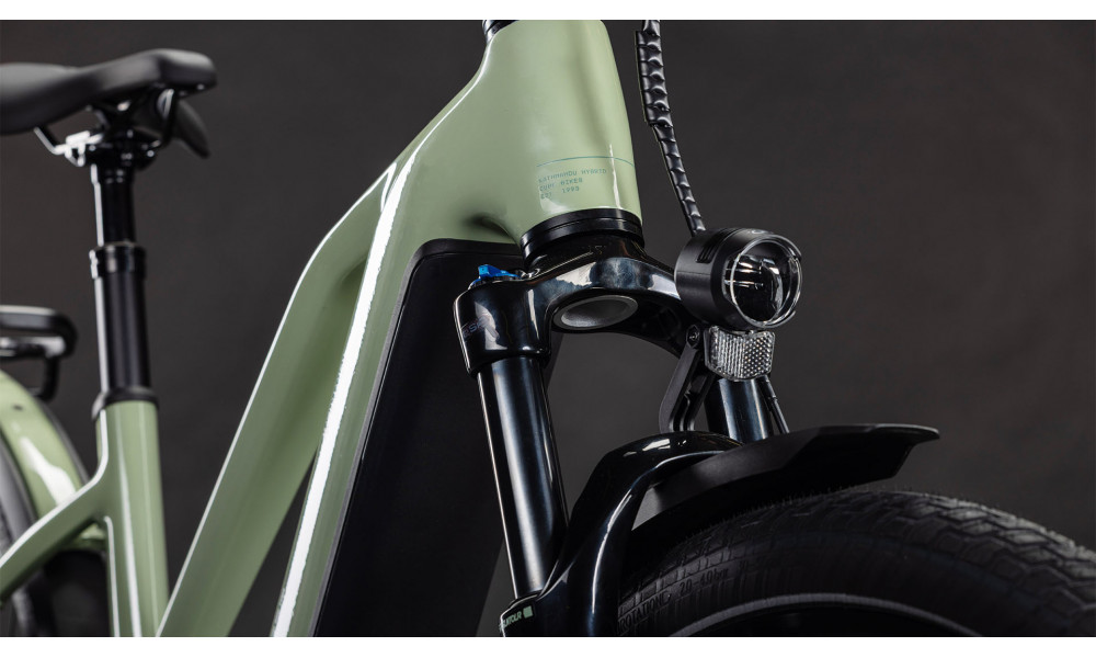 Elektrinis dviratis Cube Kathmandu Hybrid ONE 800 Trapeze pea'n'green 2026 - 2