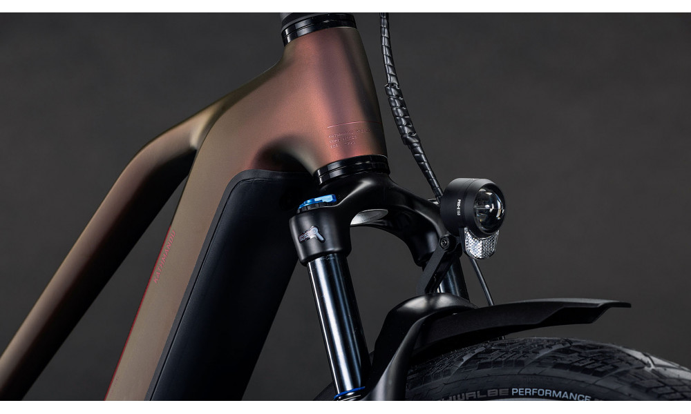 Elektrinis dviratis Cube Kathmandu Hybrid Pro 800 Trapeze sunglow'n'chrome 2026 - 2