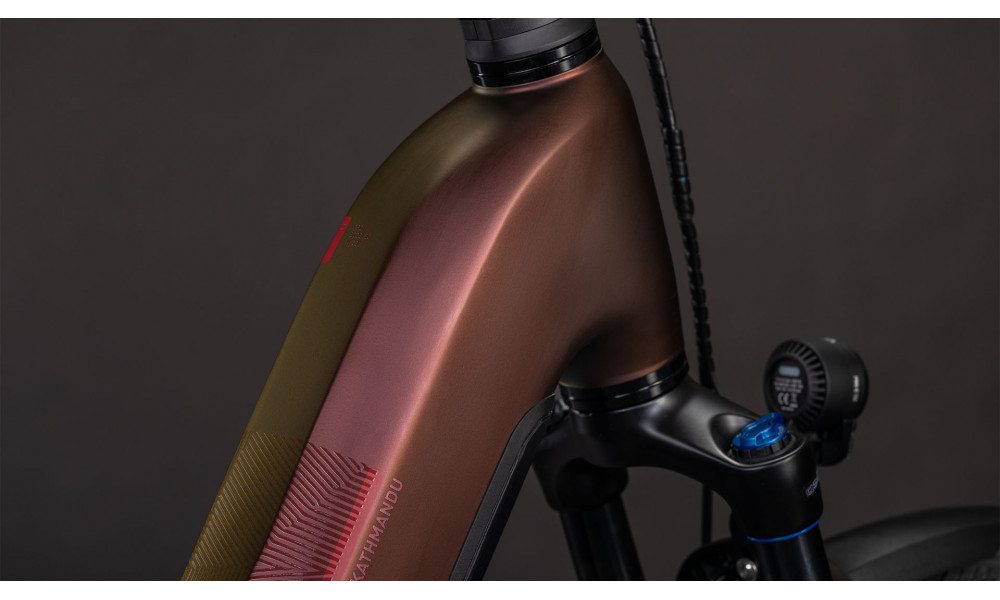 Elektrinis dviratis Cube Kathmandu Hybrid Pro 800 Easy Entry sunglow'n'chrome 2026 - 6